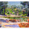 Bridge Over a Pond of Water Lilies