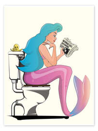 Flamingo sitting on the Toilet Flamingo sitting on the Toilet