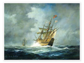 Sailing ship in the fog Sailing ship in the fog