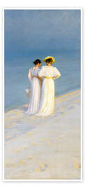 Summer Evening on Skagen's Southern Beach