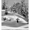 Vintage downhill race in the swiss alps
