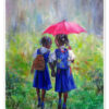 Woman with a parasol - Madame Monet and her son