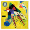 Yellow, red and blue
