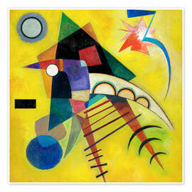 Yellow, red and blue Yellow, red and blue